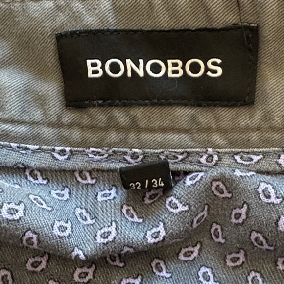 3/$30! Bonobos Slate Gray Chinos for Men - Picture 3 of 5